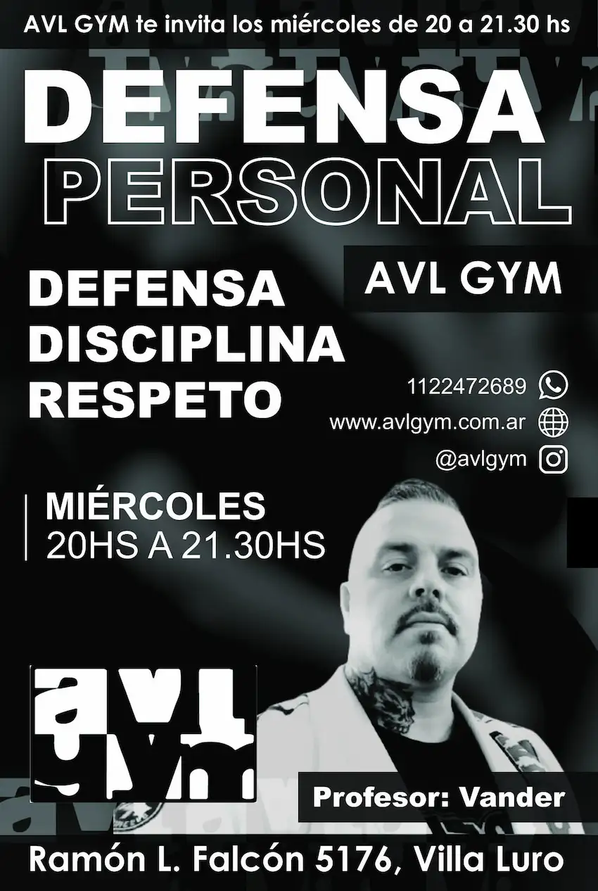 Defensa Personal Profesor Vander en AVLgym
